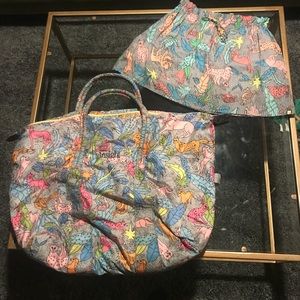 skirt and matching weekend bag